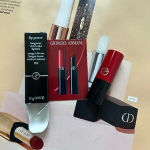 Giorgio Armani Lip Power Longwear Vivid Color Lipstick Grazia 202 1.4g Mini